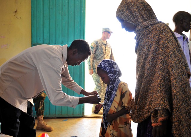 Return to Shinile: Nursing students and U.S. Army Functional Specialty Team distribute medications