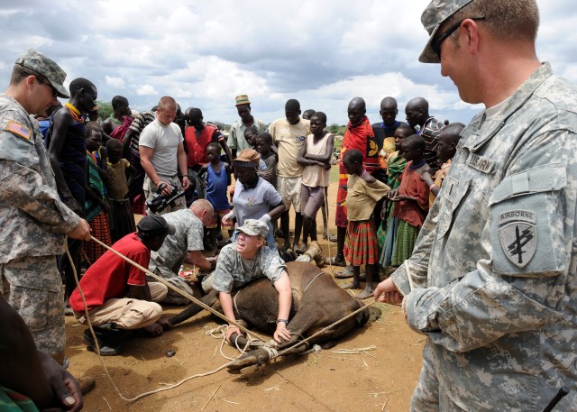 Veterinary Civic Action Programs and Community Health Care Workers Programs in Uganda prove successful