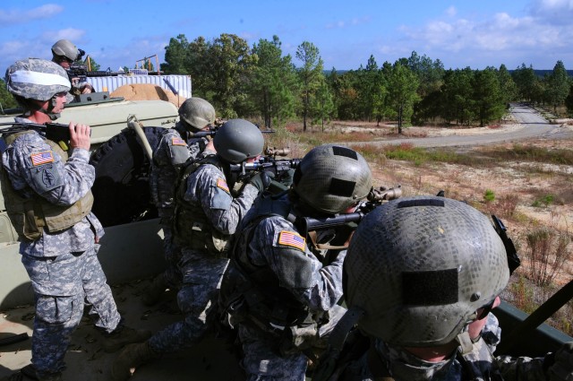 3rd SFG (A), Group Support Battalion conducts Convoy Live Fire