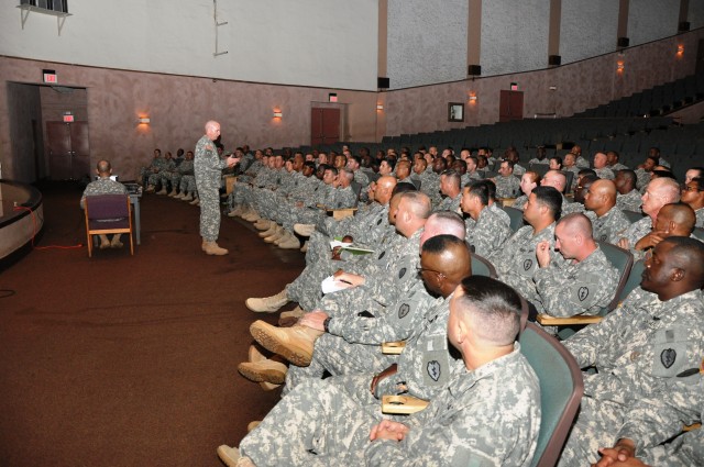 CAB commander briefs senior leaders