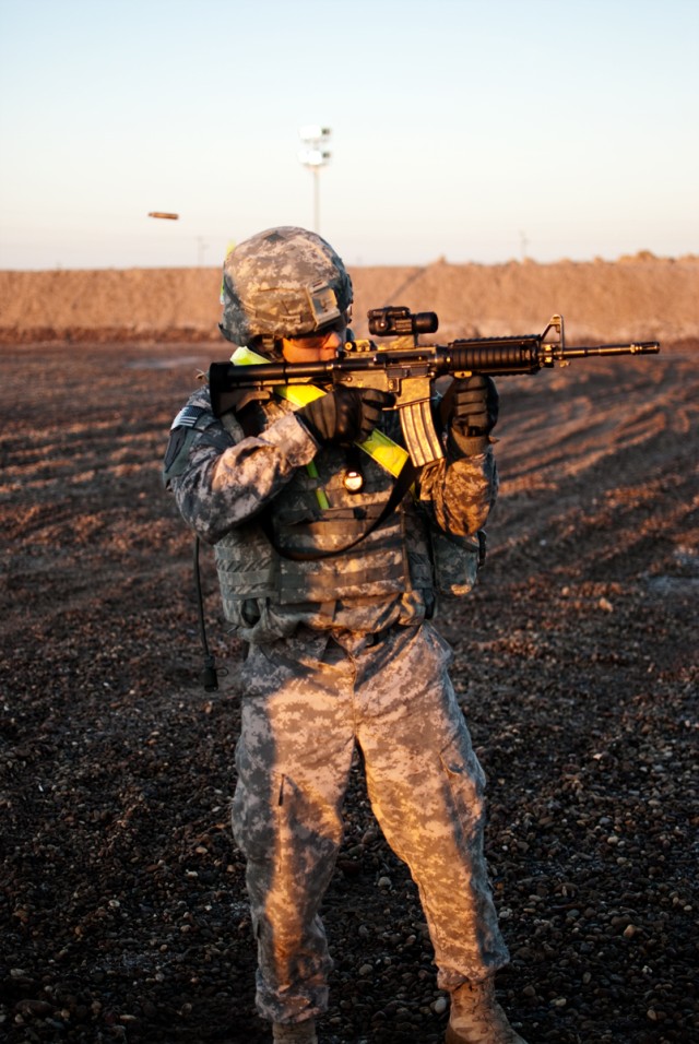 Deployed troops compete in combat skills competition