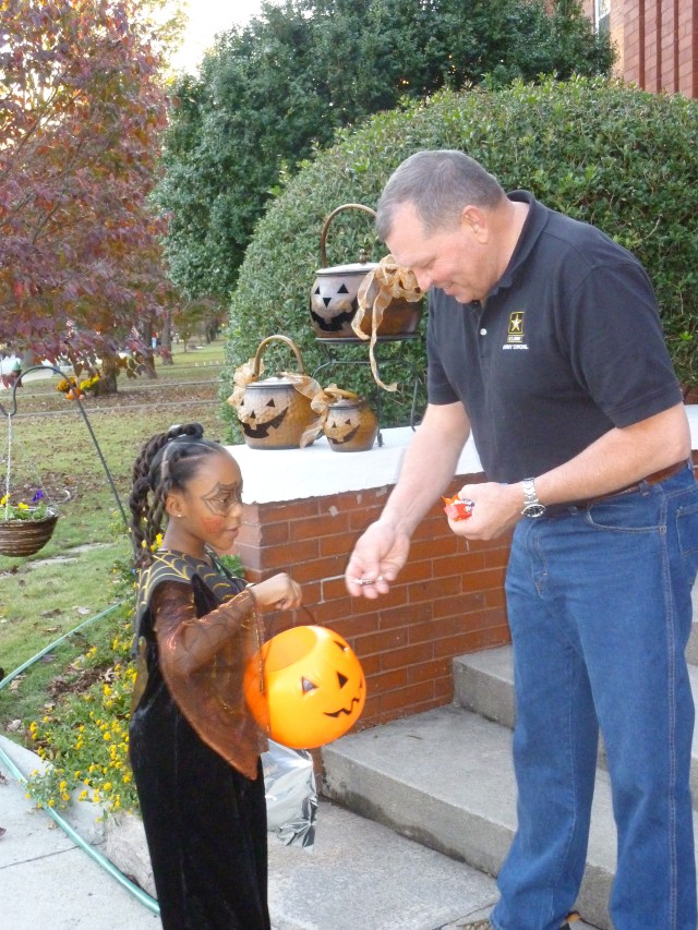 Tricks and treats abound for military Families on Halloween
