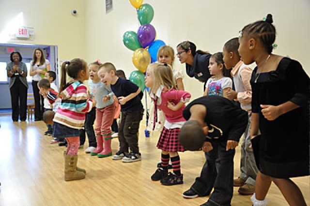 Children celebrate CDC dedication