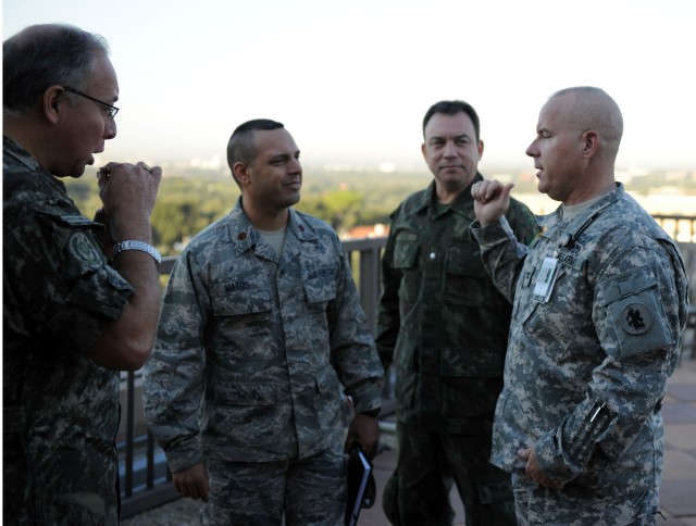 Partner Nation Liaison Officers Assigned to SOUTHCOM Visit U.S. Army South