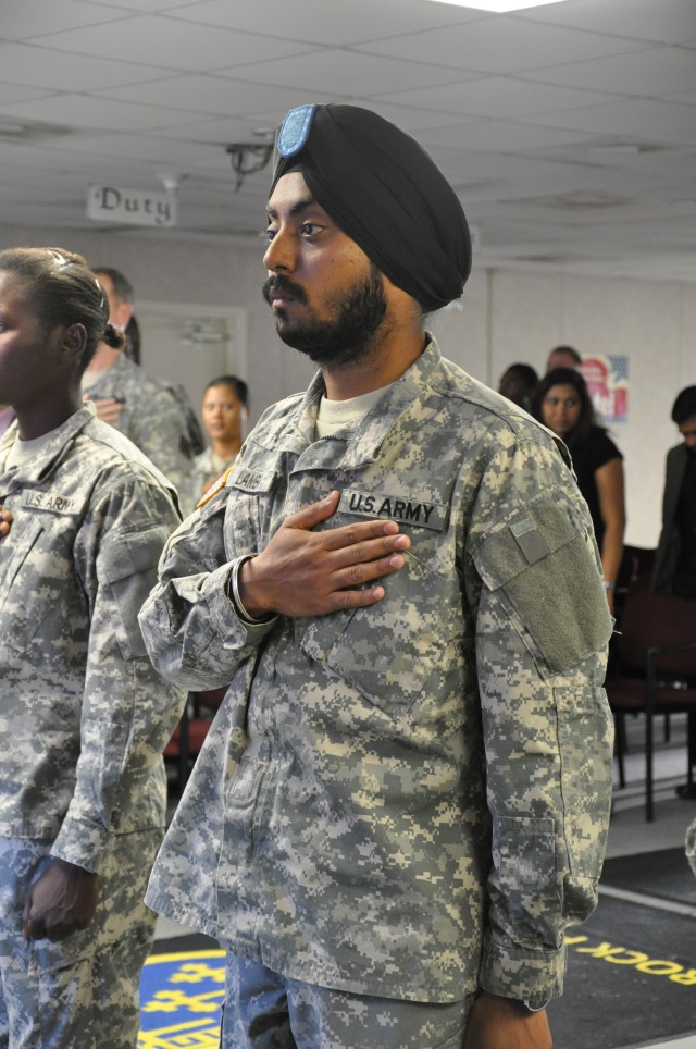 Keeping faith: Sikh Soldier graduates basic training