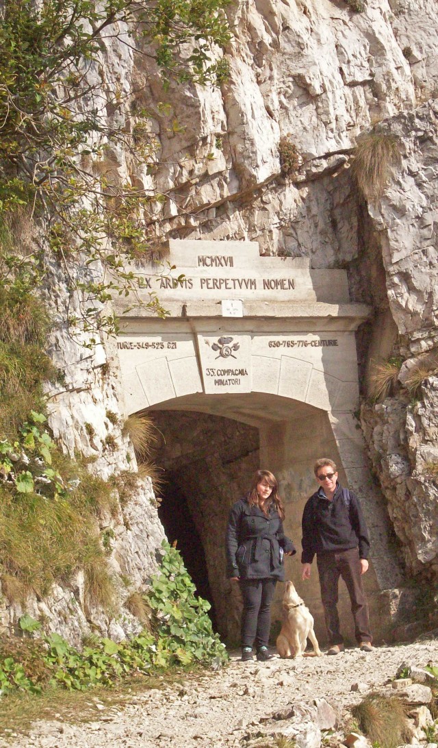 Explore an engineering marvel while hiking through WWI tunnels