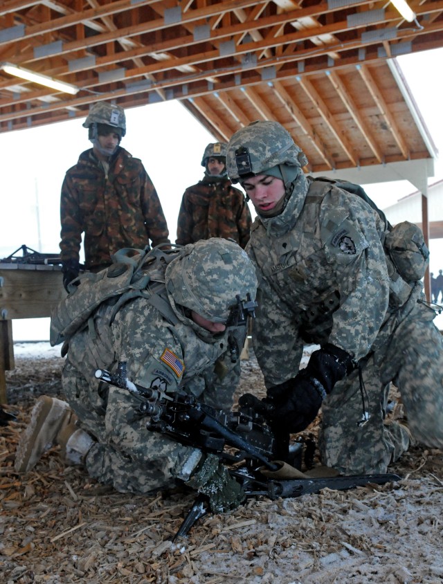 Machine gun demonstration during Yudh Abhyas 2010