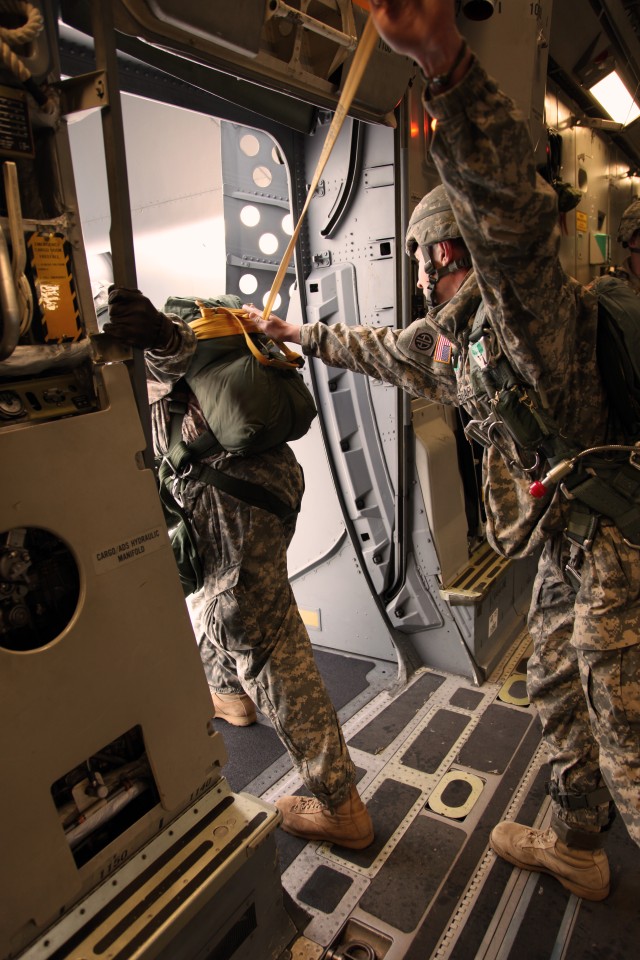 Checking the drop zone