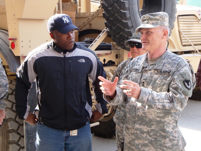 Maj. Gen. Fontaine Visits Afghanistan