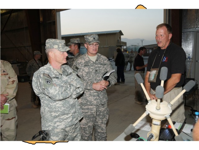 Maj. Gen. Fontaine Visits Afghanistan