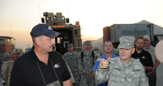Maj. Gen. Fontaine Visits Afghanistan