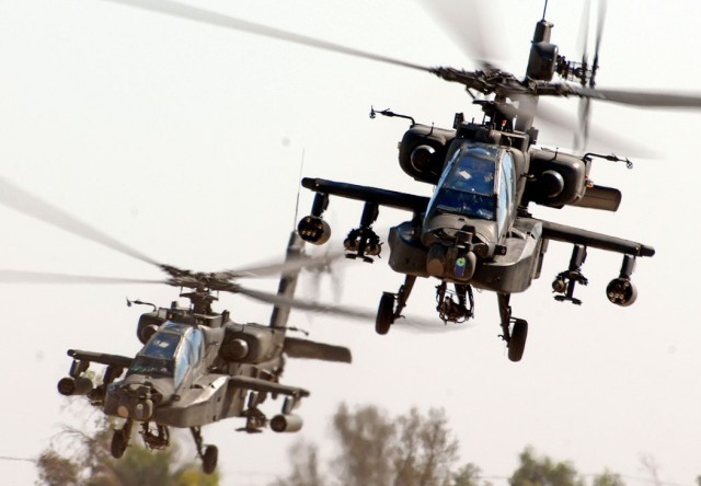 Apache helicopters