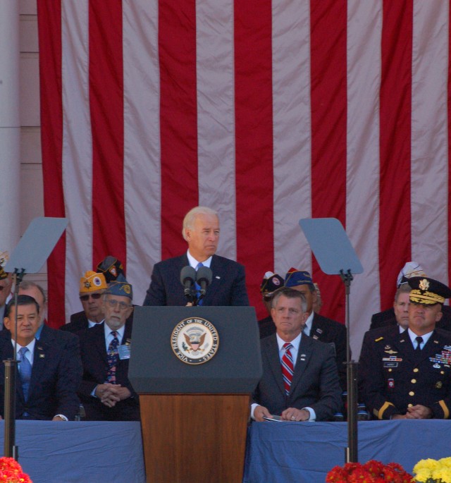 Vice president pays tribute to veterans
