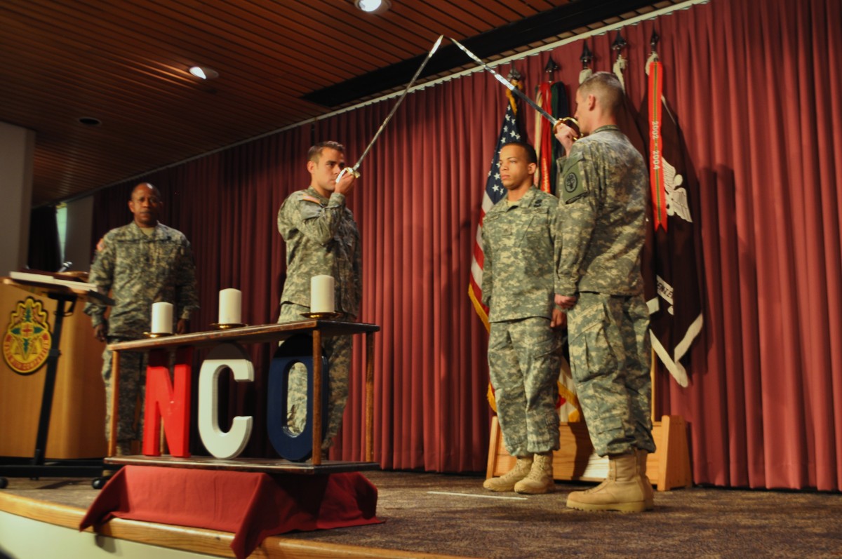 Senior officer inducted into NCO ranks after waiting 36 years Article