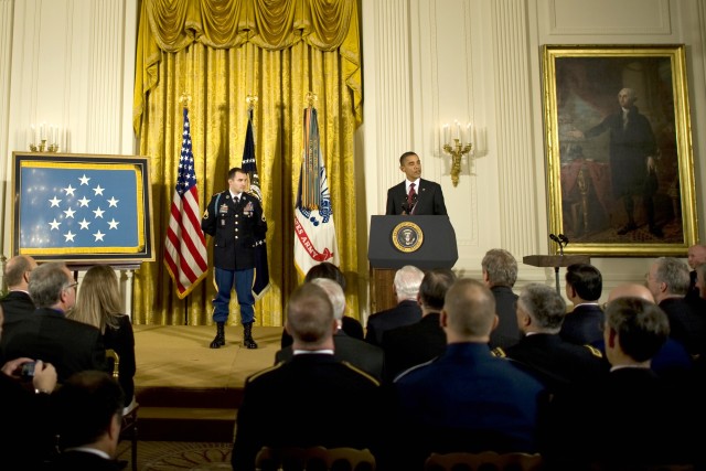 Medal of Honor presented to Staff Sgt. Salvatore Giunta