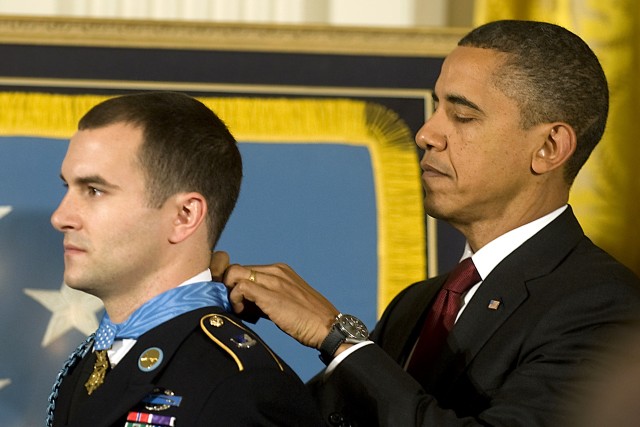 Medal of Honor presented to Staff Sgt. Salvatore Giunta