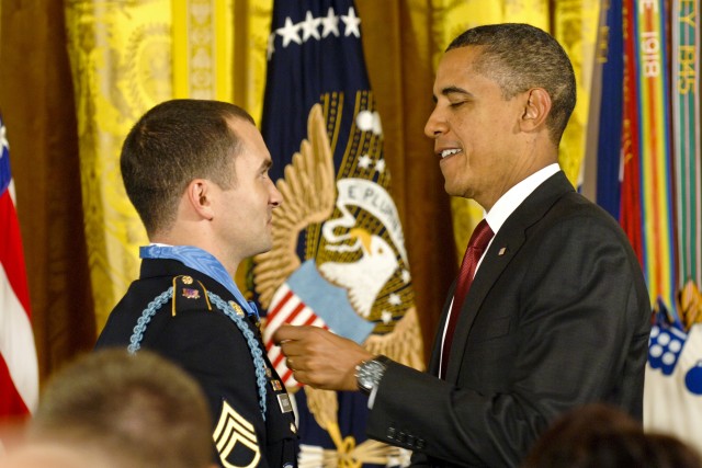 Medal of Honor presented to Staff Sgt. Salvatore Giunta