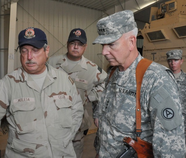 Third Army Commander Visits 401st