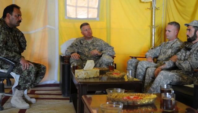 Talking over tea