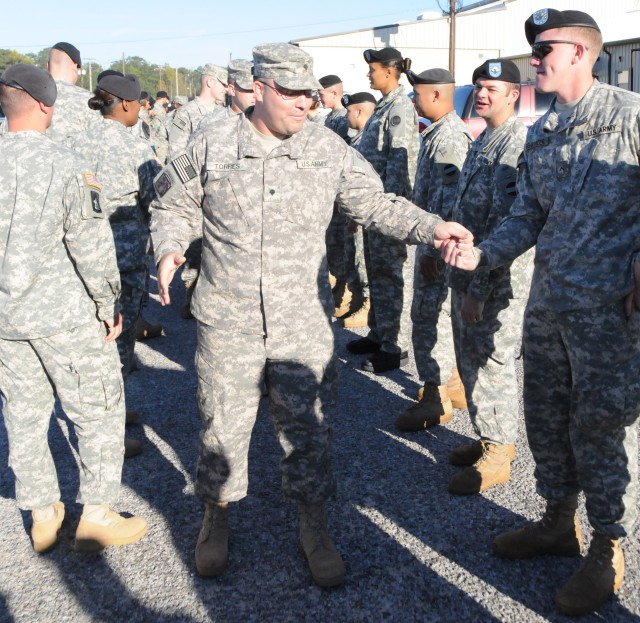 Answering the call -- 597th Maint. Co. sends Soldiers downrange ...