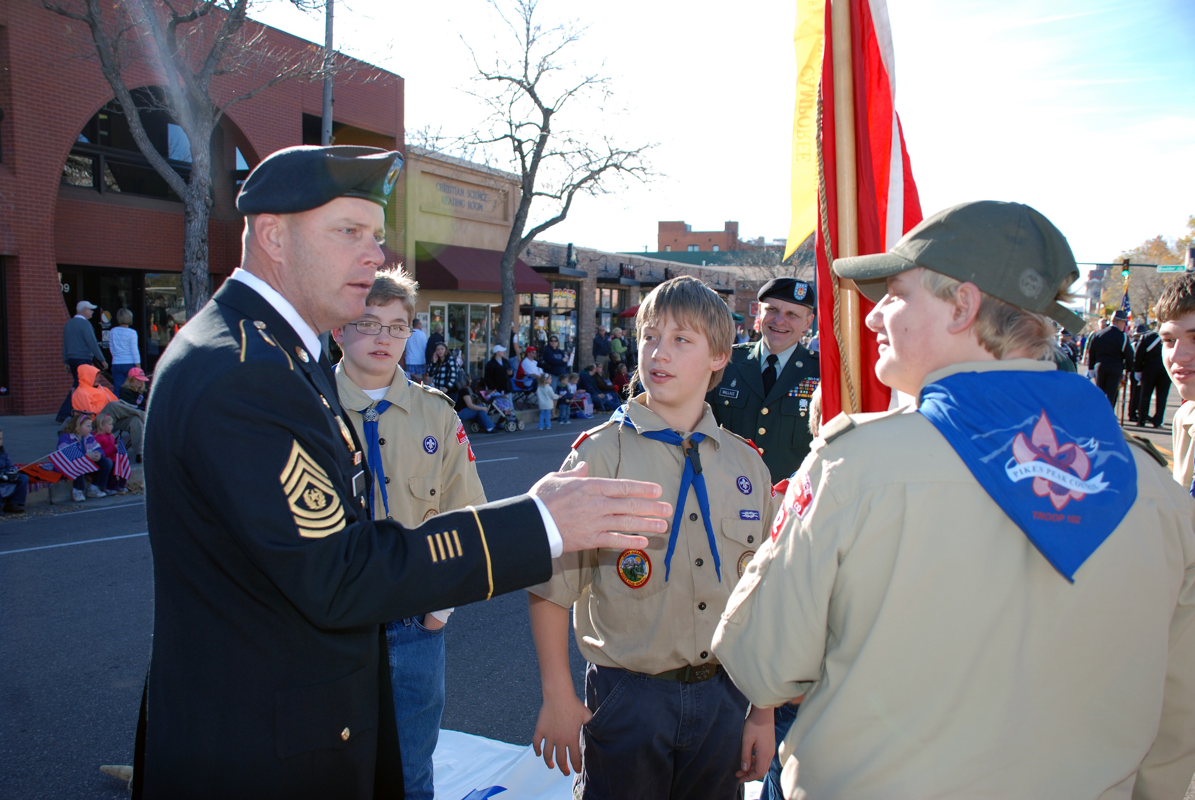 "Flight of Flags" Colorado Springs Veteran's Day Parade Article The United States Army