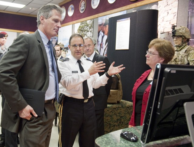 Senator Scott Brown visits NSSC