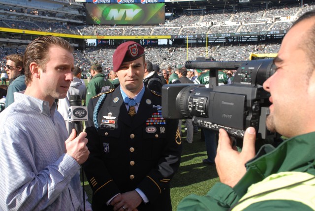 Staff Sgt. Giunta at New York Jets Game (5 of 5)