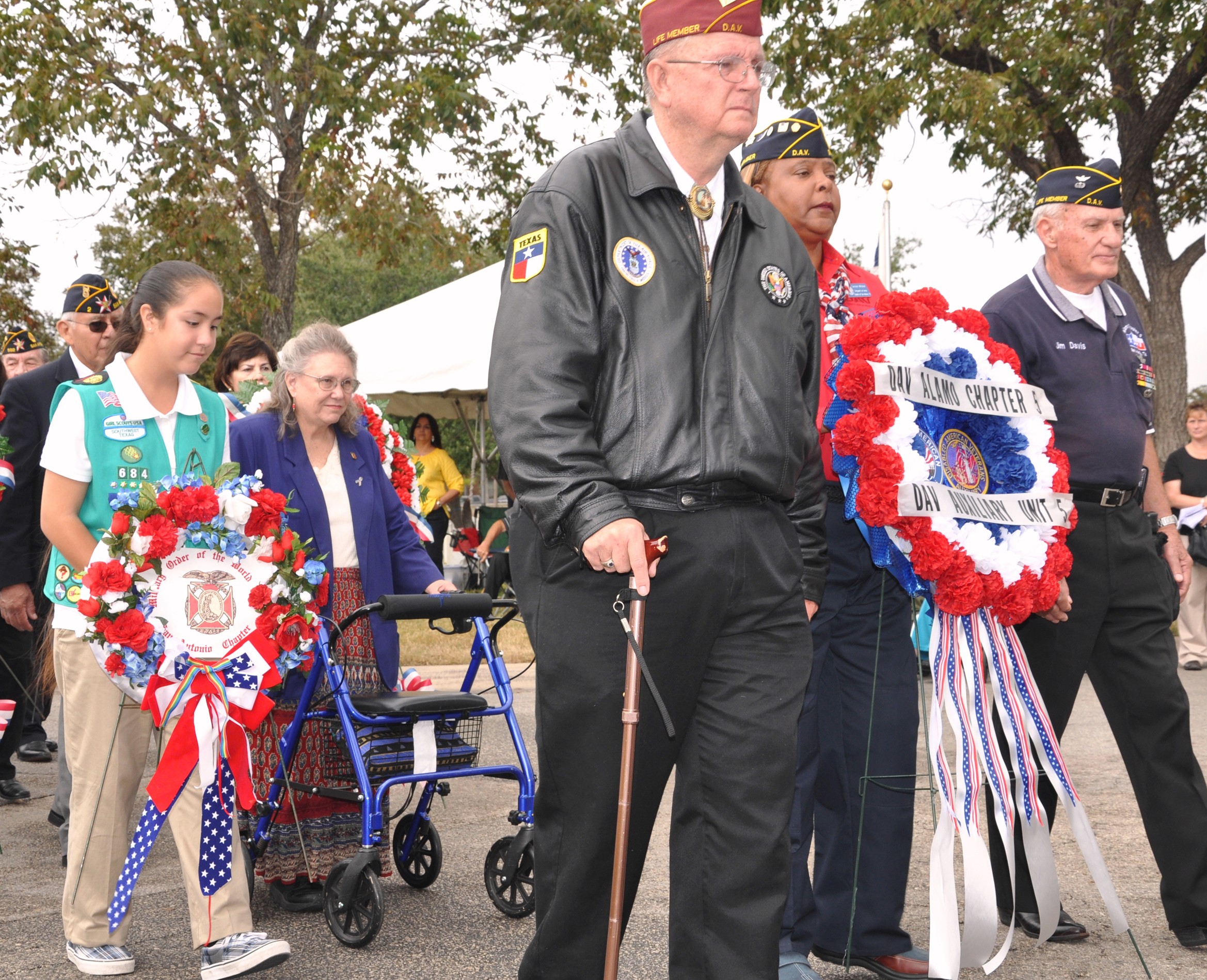 Veterans day houston national cemetery