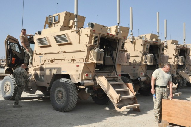 MRAPs Fielded To Polish Battle Group