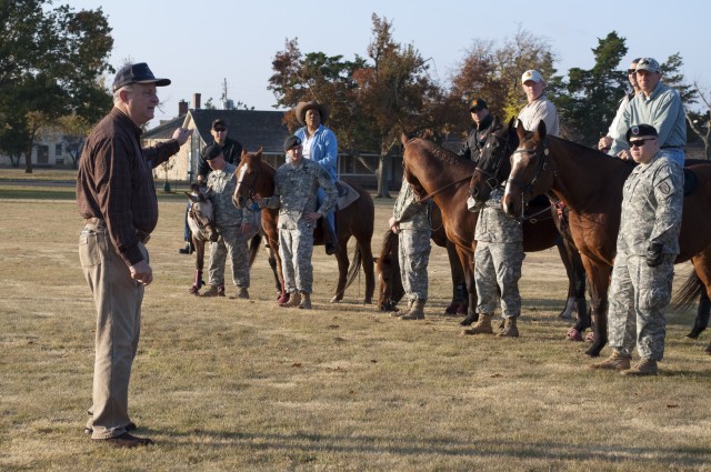 Senior Fort Sill leaders saddle up for staff ride