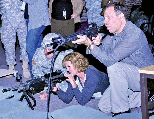 German and American educators get inside look at military life