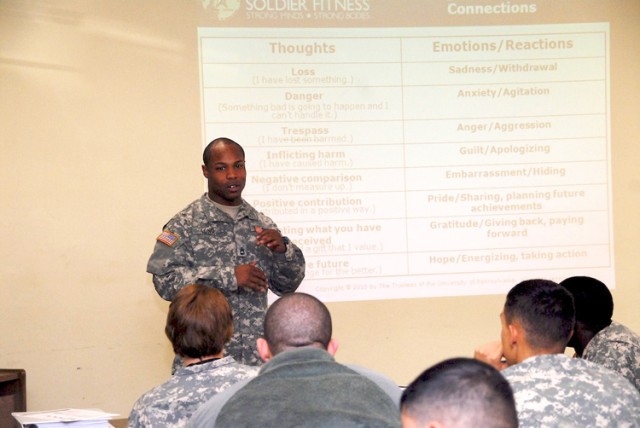 New training teaches troops resiliency, positive attitude