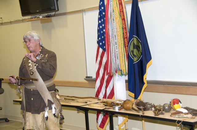 American Native speaks to 81st RSC