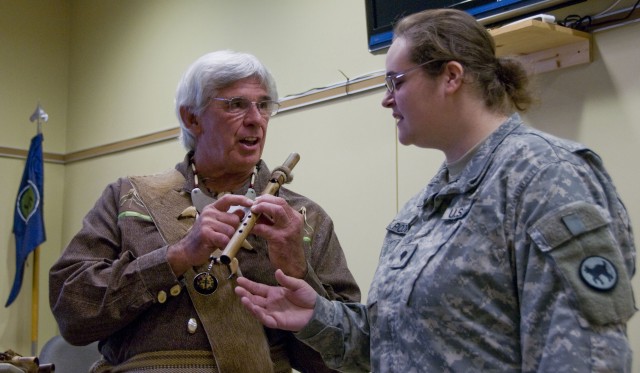 American Native speaks to 81st RSC