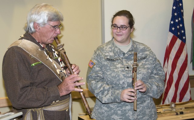 American Native speaks to 81st RSC
