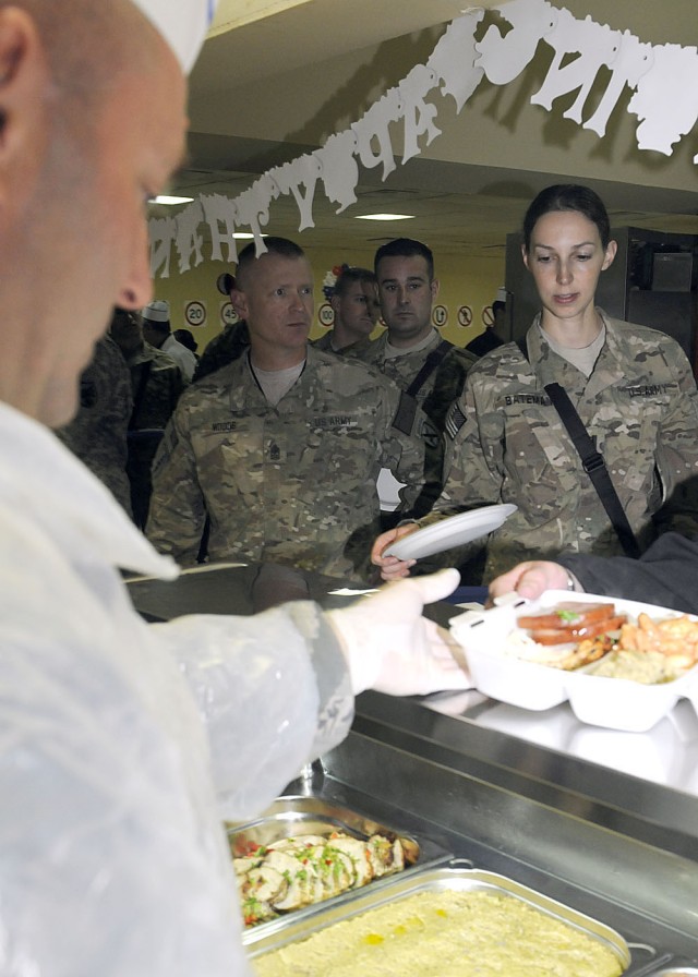 Thankgiving dinner on Kandahar, Airfield