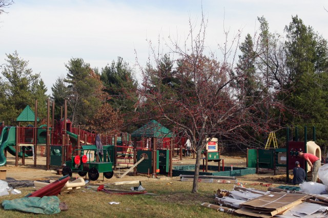 Fort McCoy&#039;s Pine View Recreation Area has new handicapped-accessible playground equipment