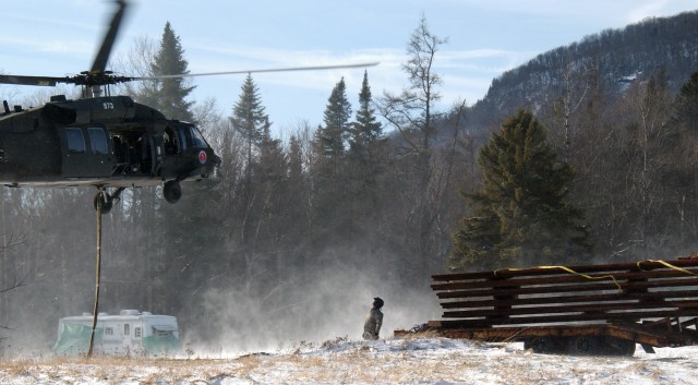 New York Army National Guard Aviators Fly Adirondack Mission