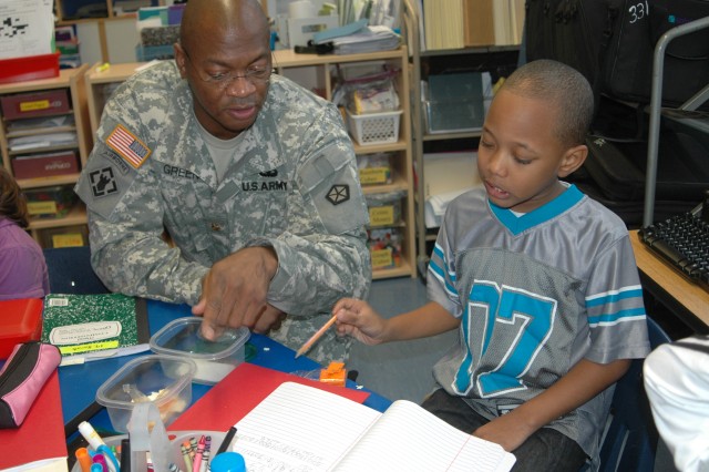 Adopt-a-School program pairs Soldiers and students