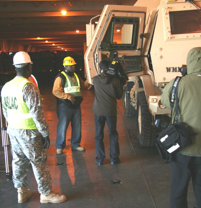 Media records images of APS equipment