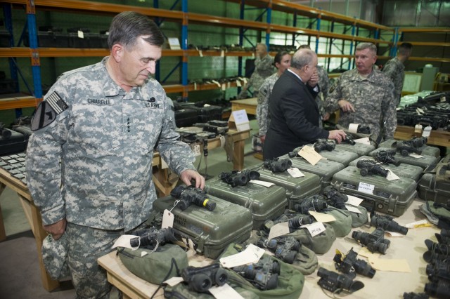 Under Secretary, Army Vice Chief of Staff tour Third Army