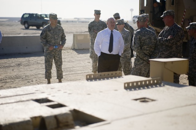 Under Secretary, Army Vice Chief of Staff tour Third Army