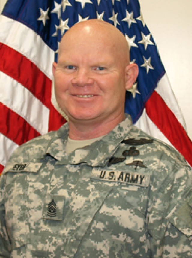 Command Sgt. Maj. Michael Eyer