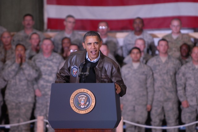 Obama at Bagram Airfield