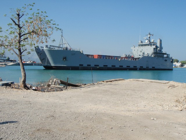 Army&#039;s Logistical Support Vessel-1 &#039;First and Finest&#039; sets sail for Army-Navy game and Penn&#039;s Landing, Philadelphia