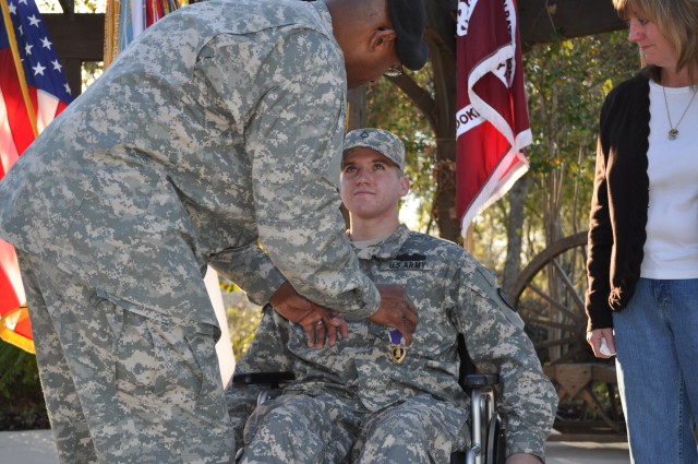 Purple Heart Awarded