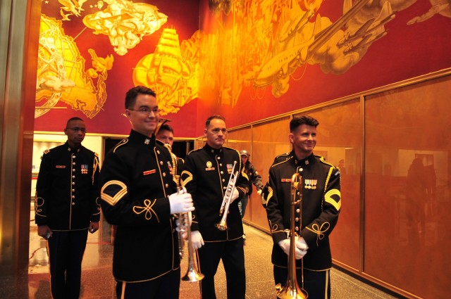 U.S. Army Brass Quintet does gig on Today Show