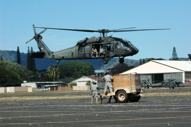 CAB supports &#039;Broncos&#039; for sling-load training