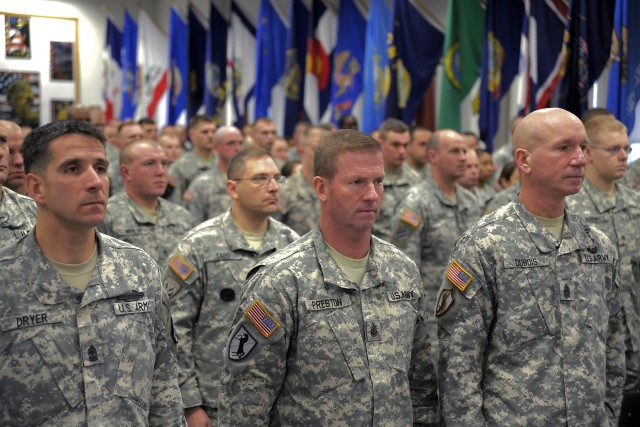 Sergeant Major of the Army speaks at Fort McCoy