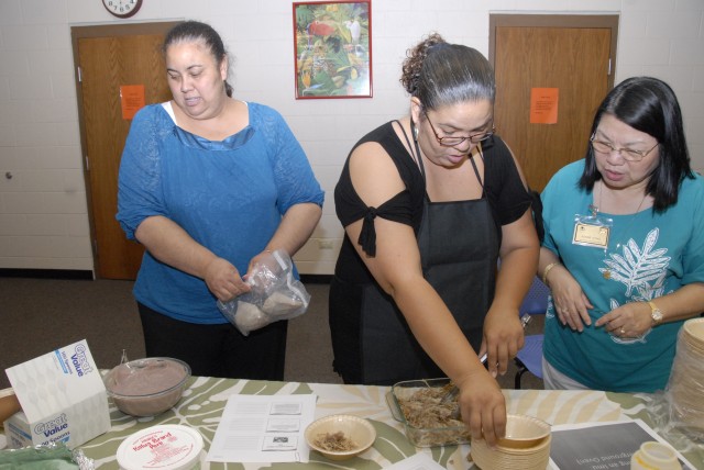 Food, culture is mixed together, served at workshop